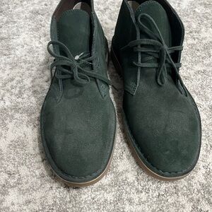 Clarks Green Boots Stylish Comfort